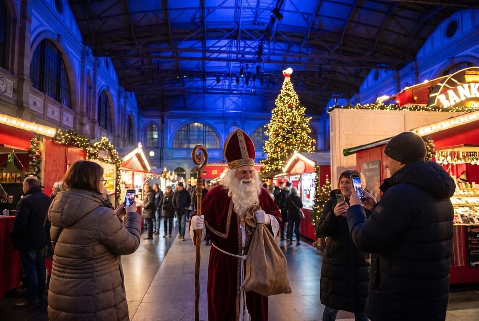 Live-Musik und Eventprogramm am Polarzauber in der Bahnhofshalle